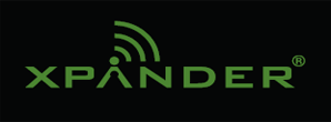 apollo fire alarm system xpander logo in green and black background